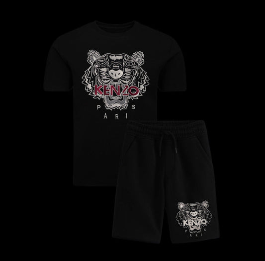 Conjunto KNZ NEGRA Y PLATEADO