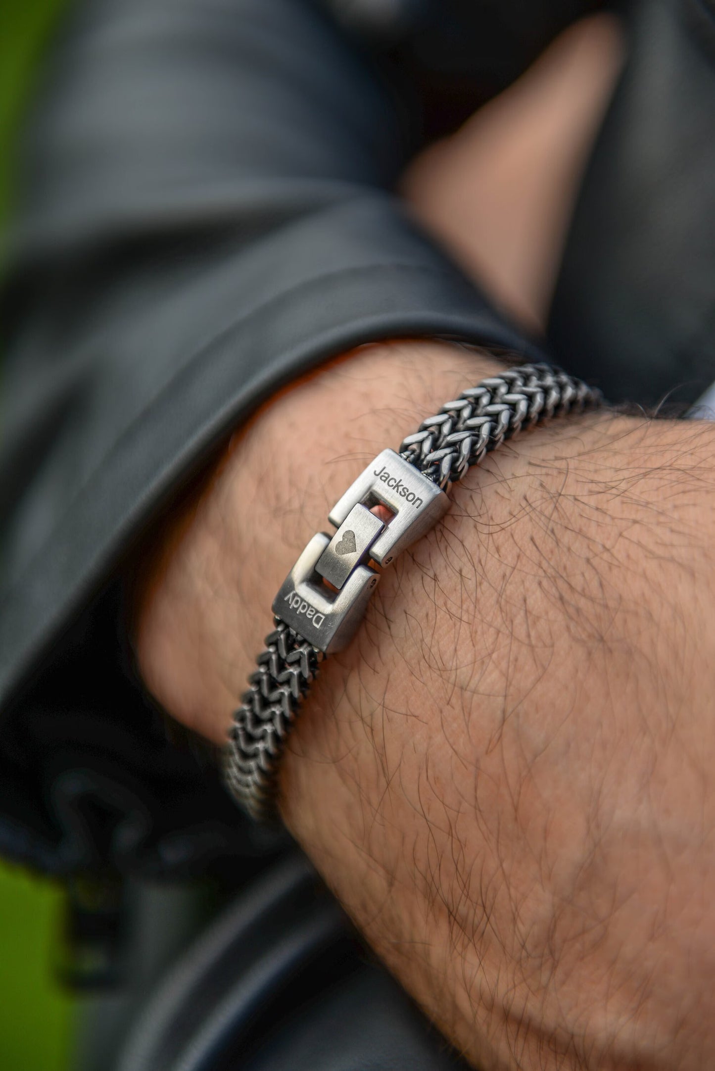 Pulsera Gris Hombre