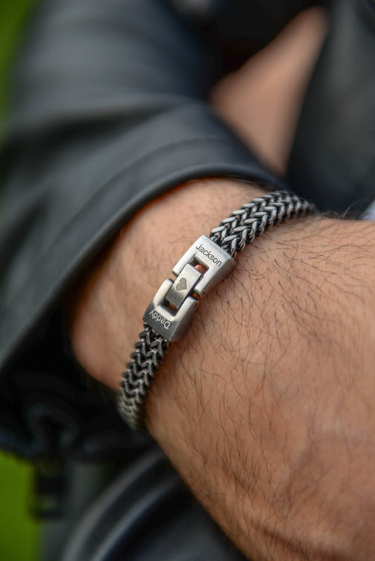 Pulsera Gris Hombre