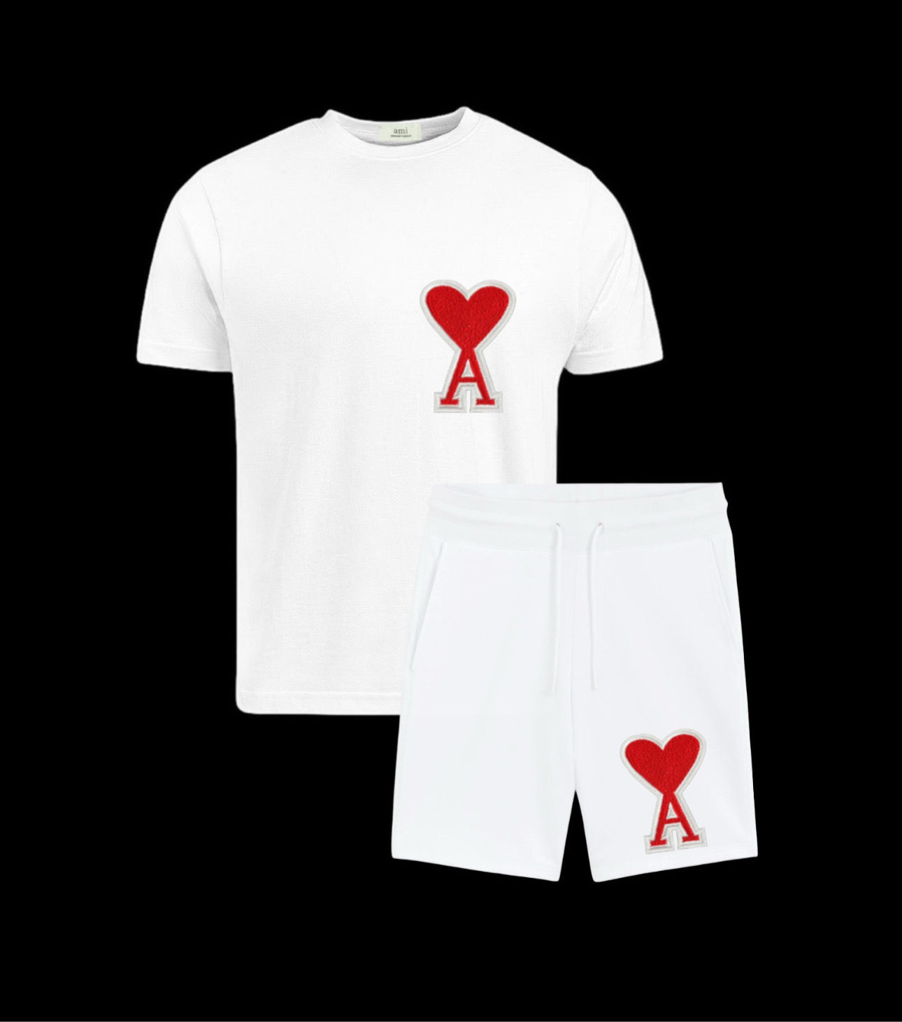 Conjunto AMI PRS BLANCAS Y ROJA